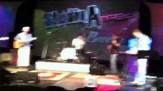 The Brooke Woods Band warming up for STUDIOAMPED!!