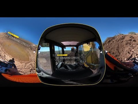 Cat Command Console for Excavators - 360°