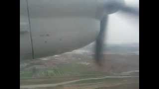 preview picture of video 'Air Koryo Antonov An-24B Takeoff from Pyongyang, North Korea - Window View'