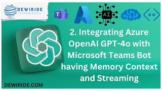 2. Integrating Azure OpenAI GPT-4o with Microsoft Teams Bot having Memory Context and Streaming