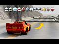 Pixar Cars vs Destroyed Bridge Challenge! | BeamNG Drive