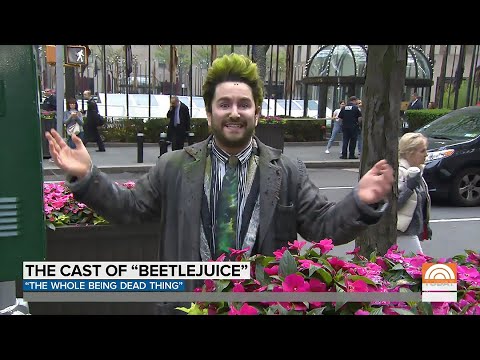 Beetlejuice the Musical performs "The Whole Being Dead Thing" on Today Show
