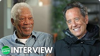 THE HITMAN'S WIFE'S BODYGUARD | Morgan Freeman & Richard E. Grant On-set Interview video
