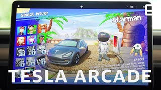 New Tesla Arcade Game Hands-On: Beach Buggy Racing