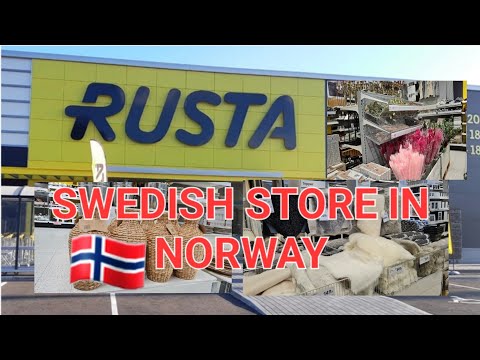 SHOPPING AT RUSTA TRONDHEIM//SWEDISH STORE AT NORWAY//HAPPY LIFE//19092022