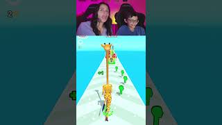 Fiz a mulher girafa nesse jogo (Build a Queen) #games