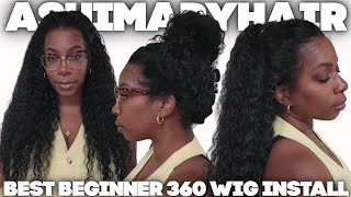This wig is NOT what you Think! 😳 | 360 Beginner Wig Install | Ashimary Hair