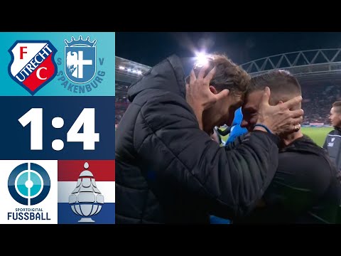 Sensation! Drittligist ballert Utrecht aus dem Pokal! | FC Utrecht - SV Spakenburg