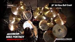 Video thumbnail for Cymbal Vote - Mike Portnoy - Demo - 20" AA Raw Bell Crash by SABIAN Cymbals