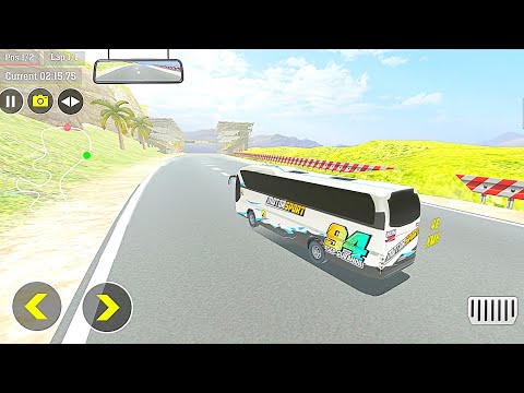 Mountain Climb Bus Racing 3D - Ultimate Offroad Bus Driving Simulator - Android iOS GamePlay