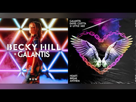 Running Heartbreak (Mashup) Becky Hill & Little Mix, Galantis & David Guetta