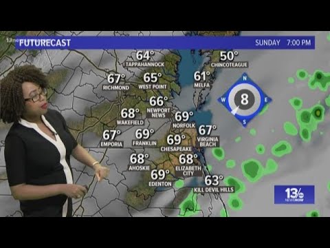 Seven day forecast at 11 p.m., March 9, 2019