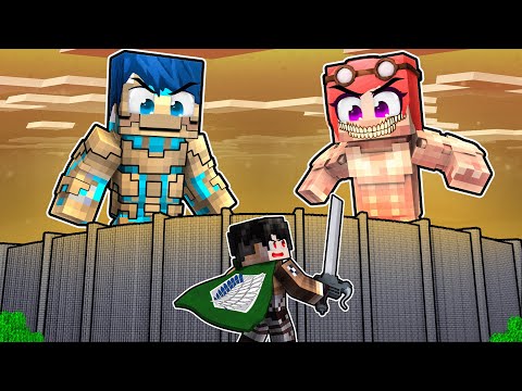 AFFRONTIAMO I GIGANTI DI ATTACK ON TITAN SU MINECRAFT!