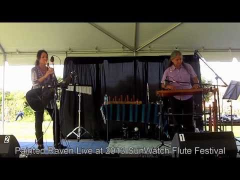 Sunwatch 2013 Painted Raven performs "To Love" - Native American flute and dulcimer female duo