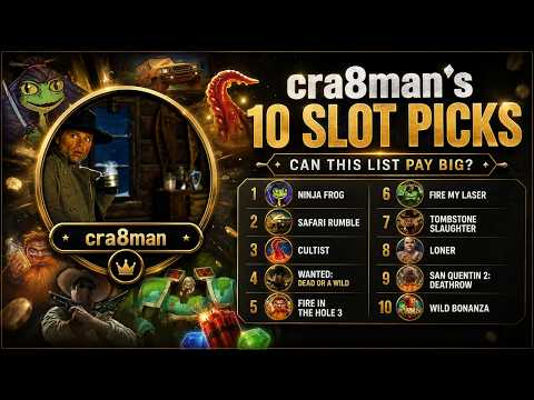 Thumbnail for video: 10 Slots. 10 Dreams. Gambler Gambles.