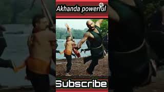Akhanda the roar powerful weapon fight #shorts