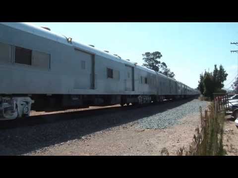 The Ringling Brothers Circus Train Northbound Out of San Diego HD