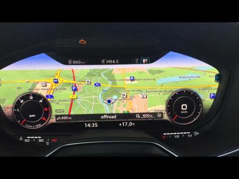 Watch new Audi virtual cockpit live - POV 2016 - Audi TT