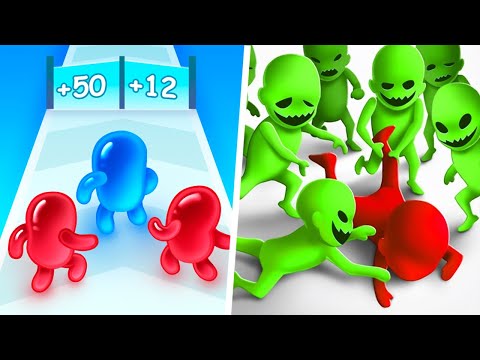 Play High Score in Join Blob Clash 3D, Z Escape Zombie - Mobile Games Walkthrough