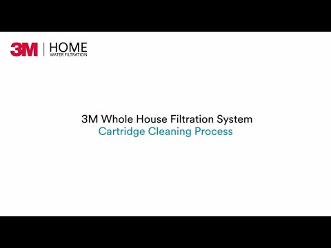 3M Whole House Filtration System - Cartridge Cleaning Process