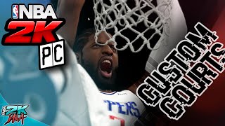 NBA 2K22 PC Mods - Custom indoor court at Movie Soundstage by TGsoGood