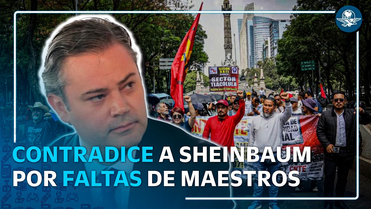 Aurelio Nuño contradice a Sheinbaum: maestros sí eran sancionados por faltar