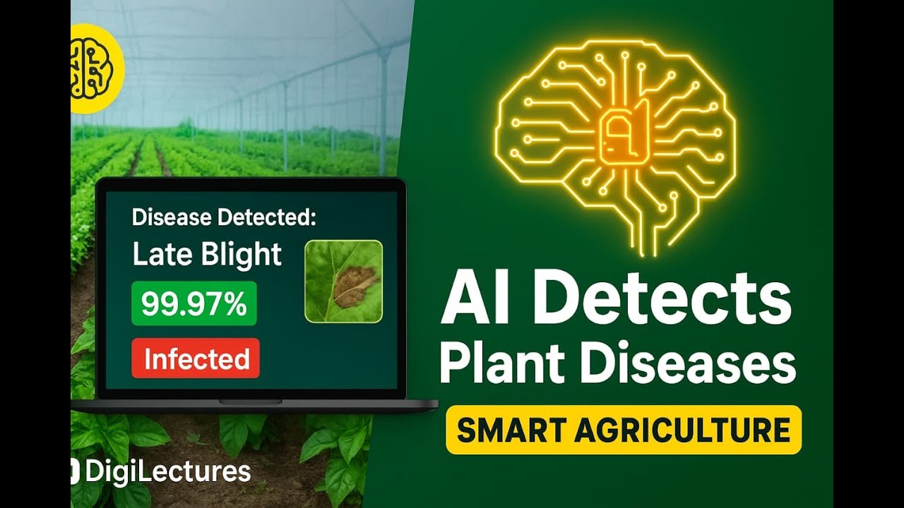 AI Based Plants Disease Detection | Smart Agriculture With AI  | Digi Lectures