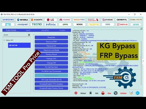 Best All Android KG & FRP Tool 2025 | TSM TOOL Pro Activation | Buy TSM Tool Price Plan #tsmtool