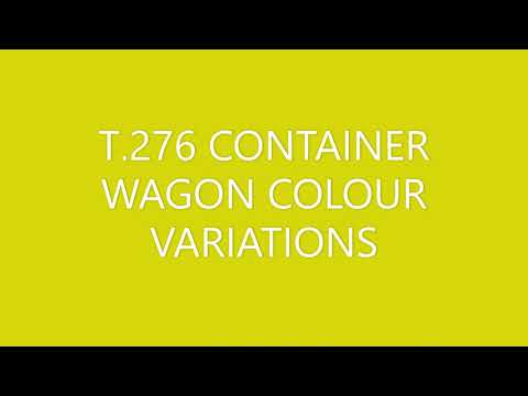 T.276 CONTAINER WAGON COLOUR VARIATIONS