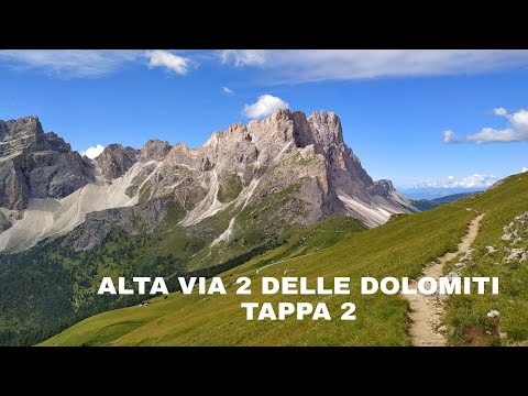 Alta Via 2 delle Dolomiti. Tappa 2: dalla Forcella Putia al Rif. Puez