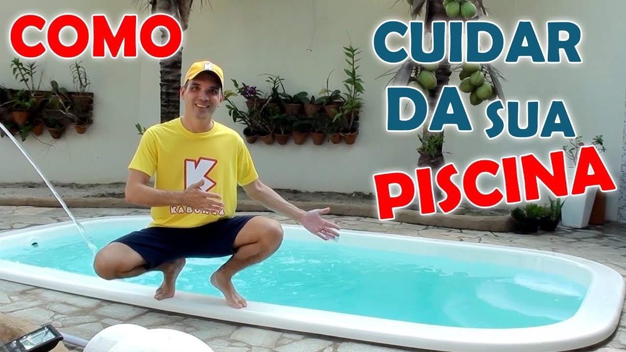Como Tratar Cuidar da sua Piscina - Produtos e Valores - Como Limpar borda e Remover Riscos da Fibra