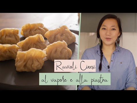 RAVIOLI CINESI di Carne al Vapore e alla Piastra | CUCINA CINESE