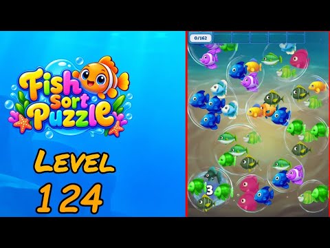 Fish Sort Puzzle Level 124 Walkthrough thumbnail
