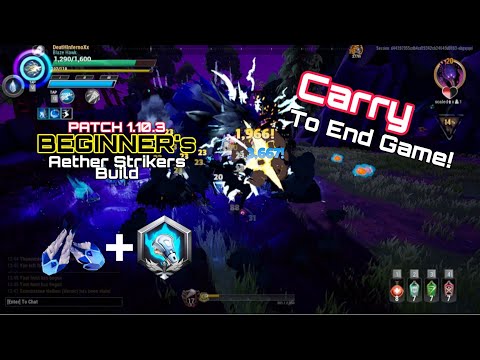 Patch 1.10.4 | OP Beginner's Aether Strikers Build - Carry to End Game ! - Dauntless Indonesia