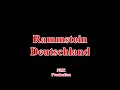 Rammstein Deutschland Lyrics