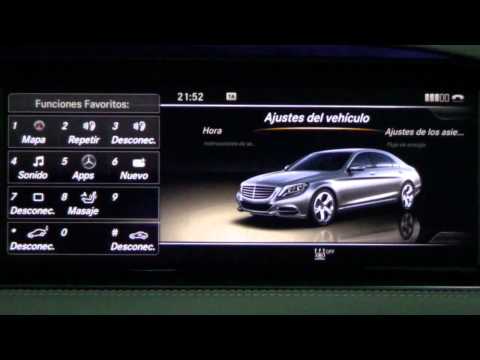 Mercedes-Benz Clase S. Modelo 2014. Ajustes sistema Command Online