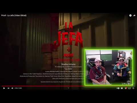 PROOF | LA JEFA // Video Reaction // Elmer RapN'Games