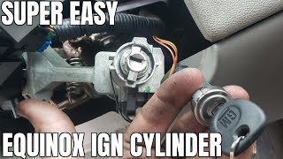 How to Replace Ignition Lock Cylinder 05-09 Chevrolet Equinox