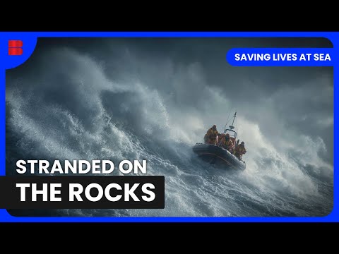 Teen Surfer Stranded on Rocks as Storm Brendan Hits | Saving Lives at Sea | Documentary