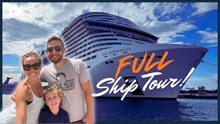 MSC Meraviglia FULL Ship Tour  w/commentary!
