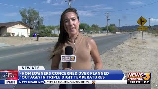 SCE customer concerned about planned maintenance outages in triple digit temperatures