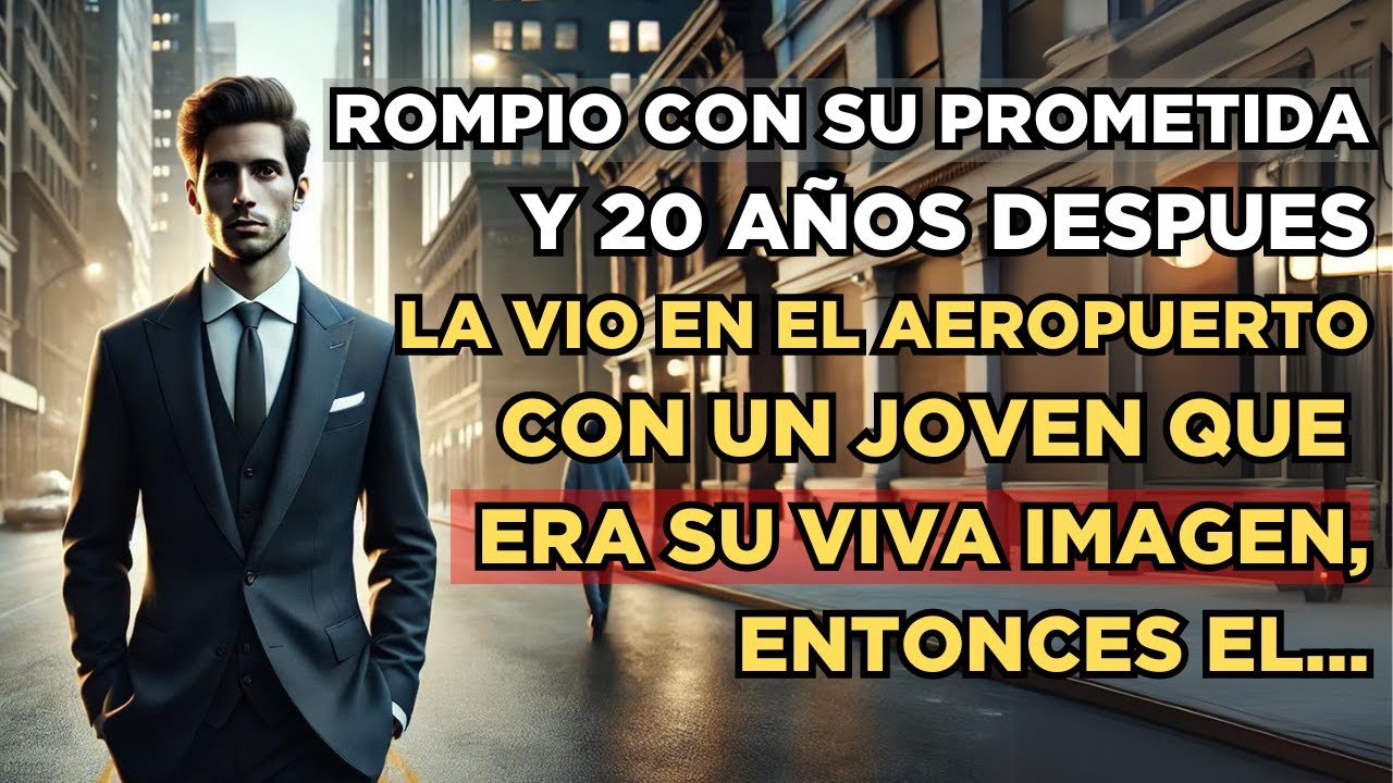 20 años después, quedó impactado al ver a su ex-prometida con un hombre que se parecía a él...