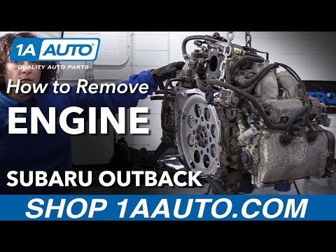 How to Remove Engine 2.5L 04-09 Subaru Outback