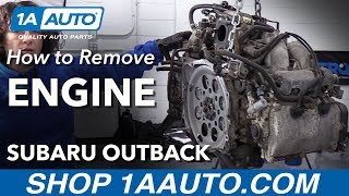 How to Remove Engine 2.5L 04-09 Subaru Outback