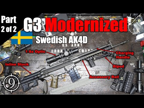 Modernizing the G3 - HK91 | The Swedish 🇸🇪 AK4D 🇸🇪 (HK91-G3 Part 2)