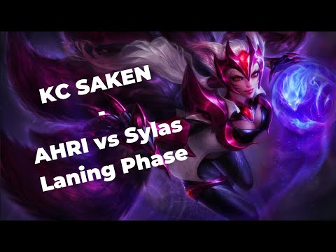 KC SAKEN - Mid Lane - AHRI vs Sylas - S12 | Patch 12.12 - Laning Phase
