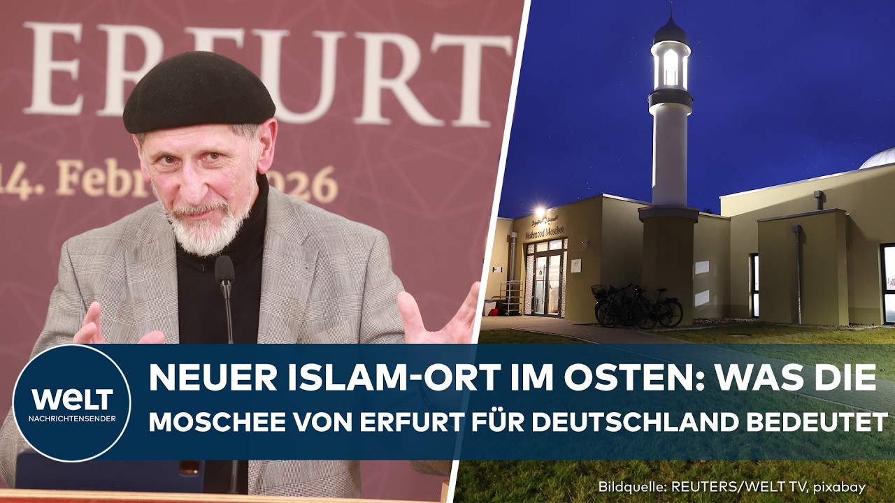 ERFURT: Erste Moschee in Thüringen eröffnet! Bundestag-Vizepräsident dabei