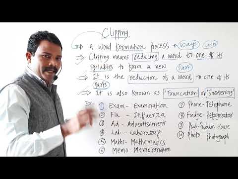 2. Clipping # # Word Formation Process # Useful for all Students