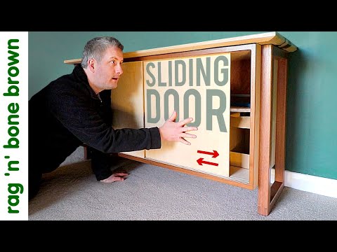 I Made A Cabinet With Sliding Doors