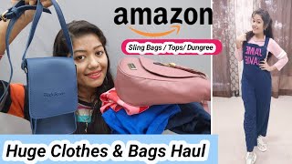 Huge Amazon Haul 2023 || Bags/ Tops/Dungaree / /Bottom Wear || Krrish Sarkar